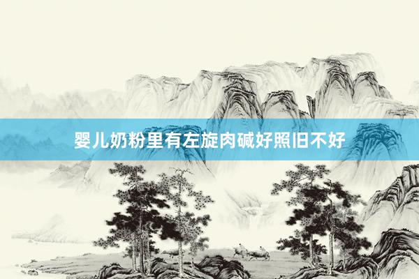 婴儿奶粉里有左旋肉碱好照旧不好