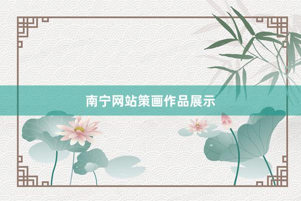 南宁网站策画作品展示
