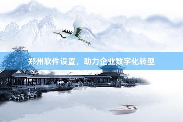 郑州软件设置，助力企业数字化转型